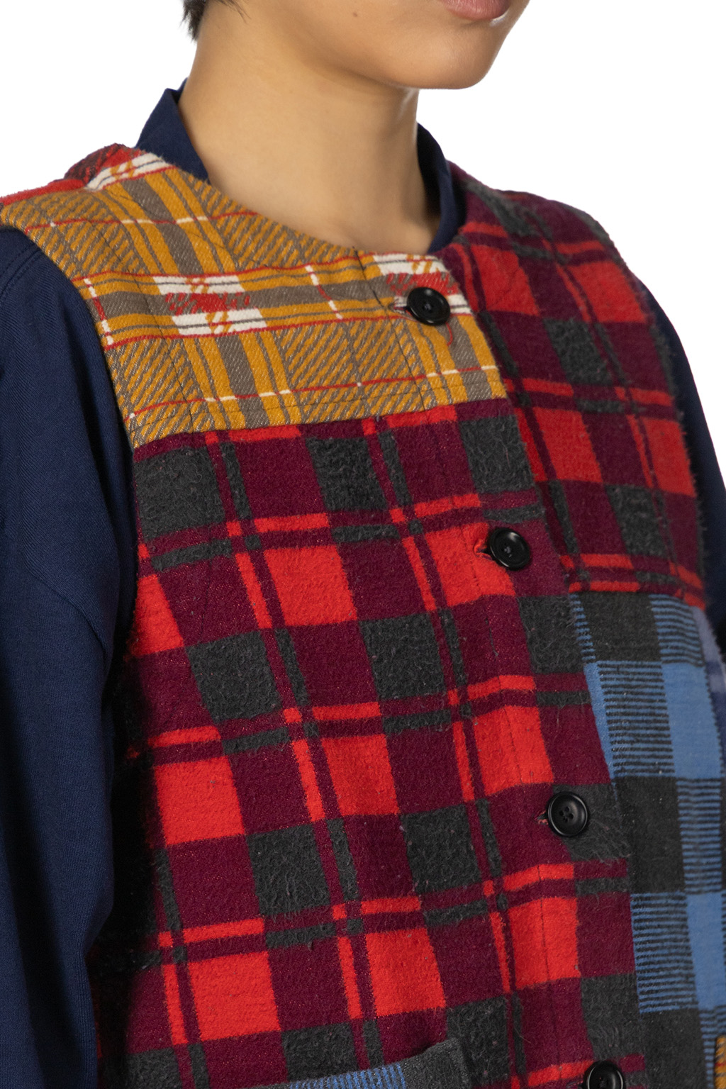 Tigre Brocante - Euro Heavy Flannel Shirt Mix Tunic Vest